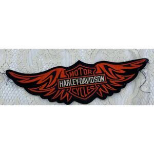 HARLEY DAVIDSON MOTORCYCLES Embroidered Iron/Sew On Patch 12”x4”